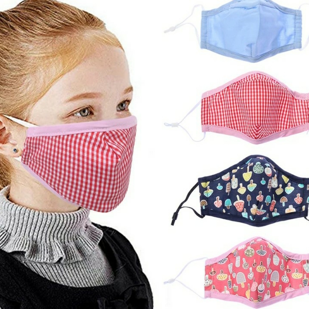 3 PC's reusable washable breathable kids face mask